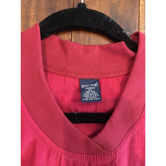 Land’s End Men’s Sleeveless Pullover Red Jacket Vest XL Excellent Condition - Picture 2 of 8